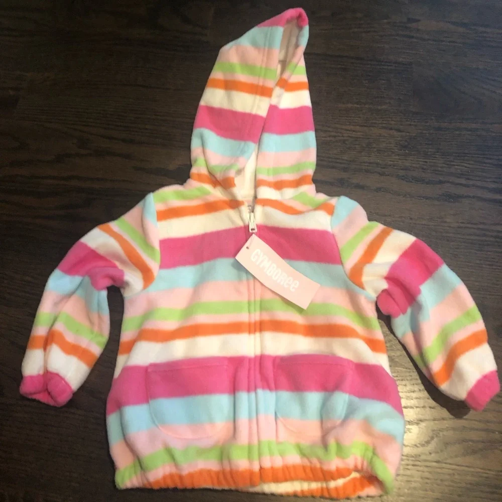Gymboree girls fleece jacket 12-18 months NWT